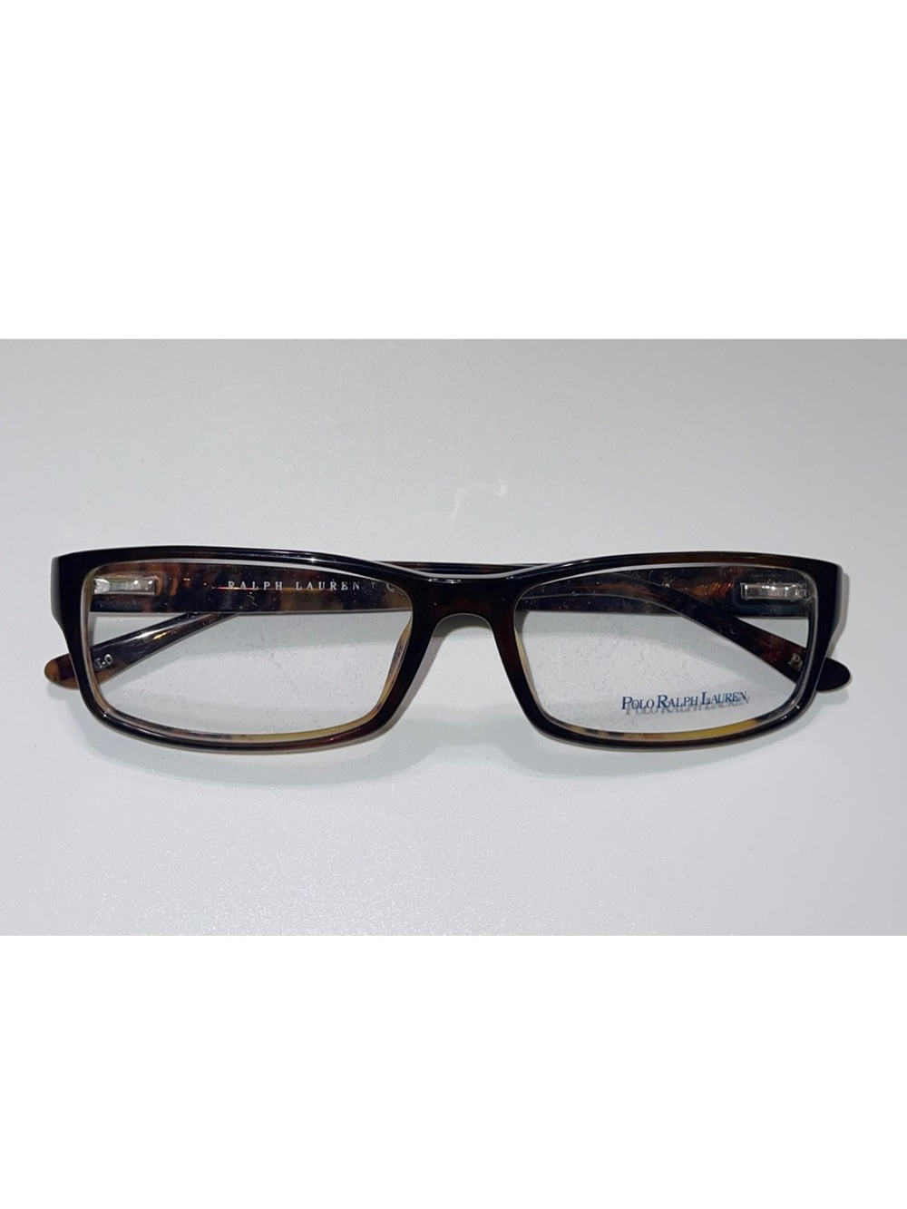 NWOT Polo by Ralph Lauren Men's Tortoise Rectangular Eyeglasses 2065 5035